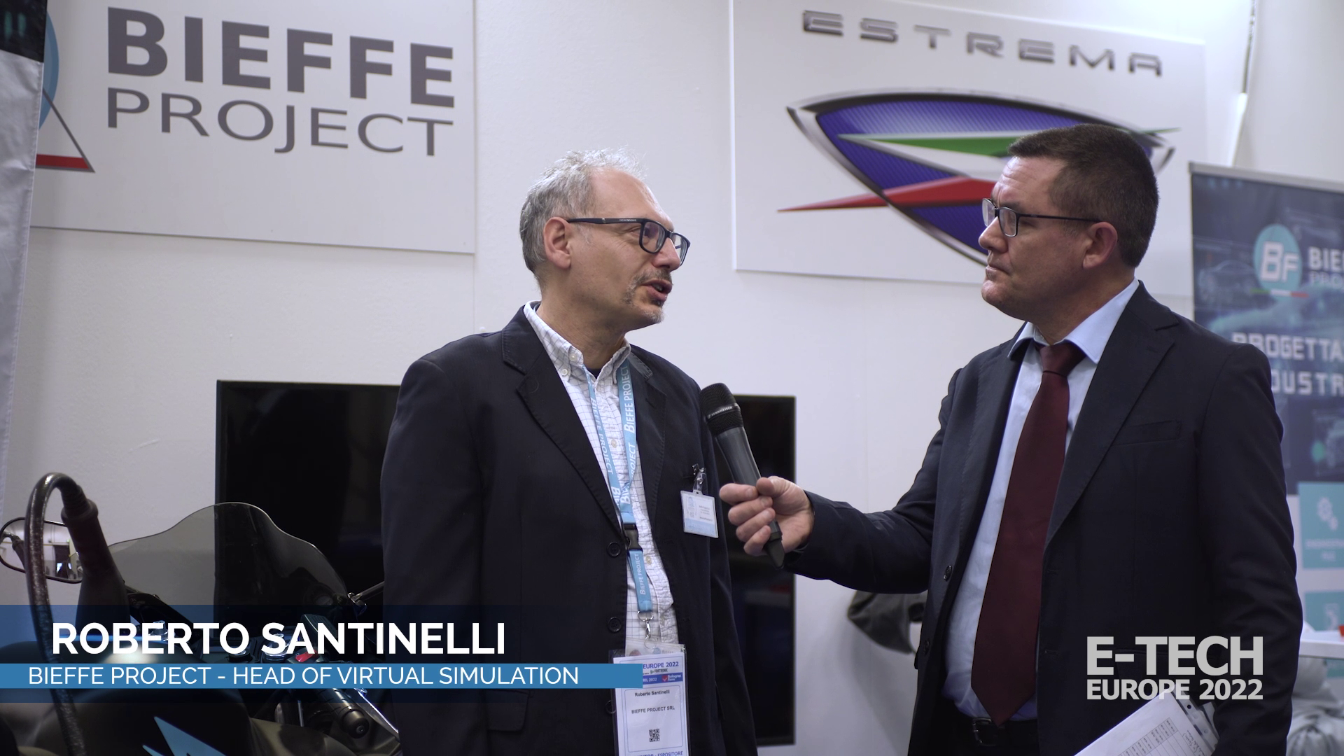 Video interview with Roberto Santinelli, Head of Virtual Simulation of Bieffe Project | E-Tech