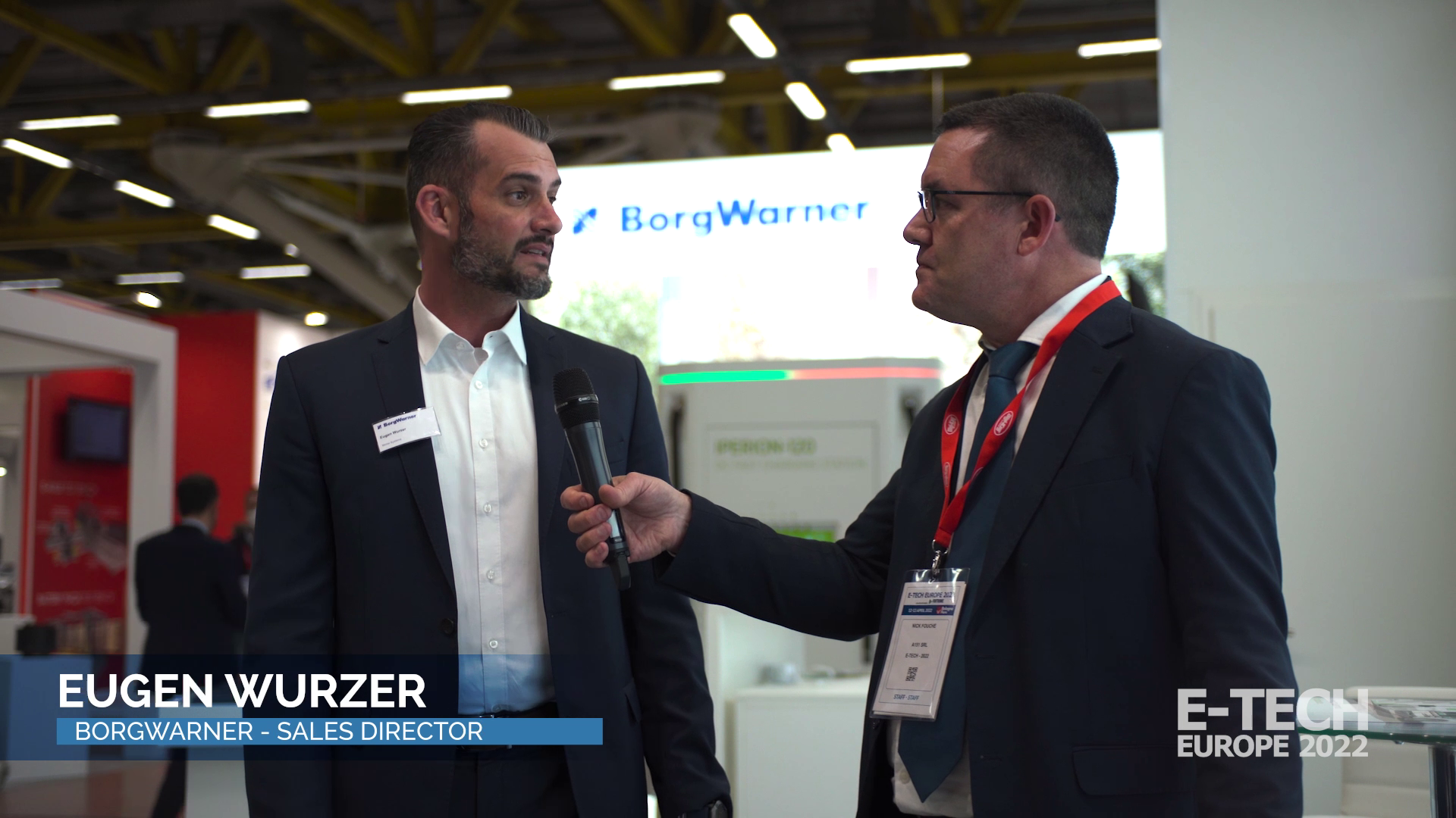 Video interview with Eugen Wurzer, Sales Director of BorgWarner | E-Tech 2022