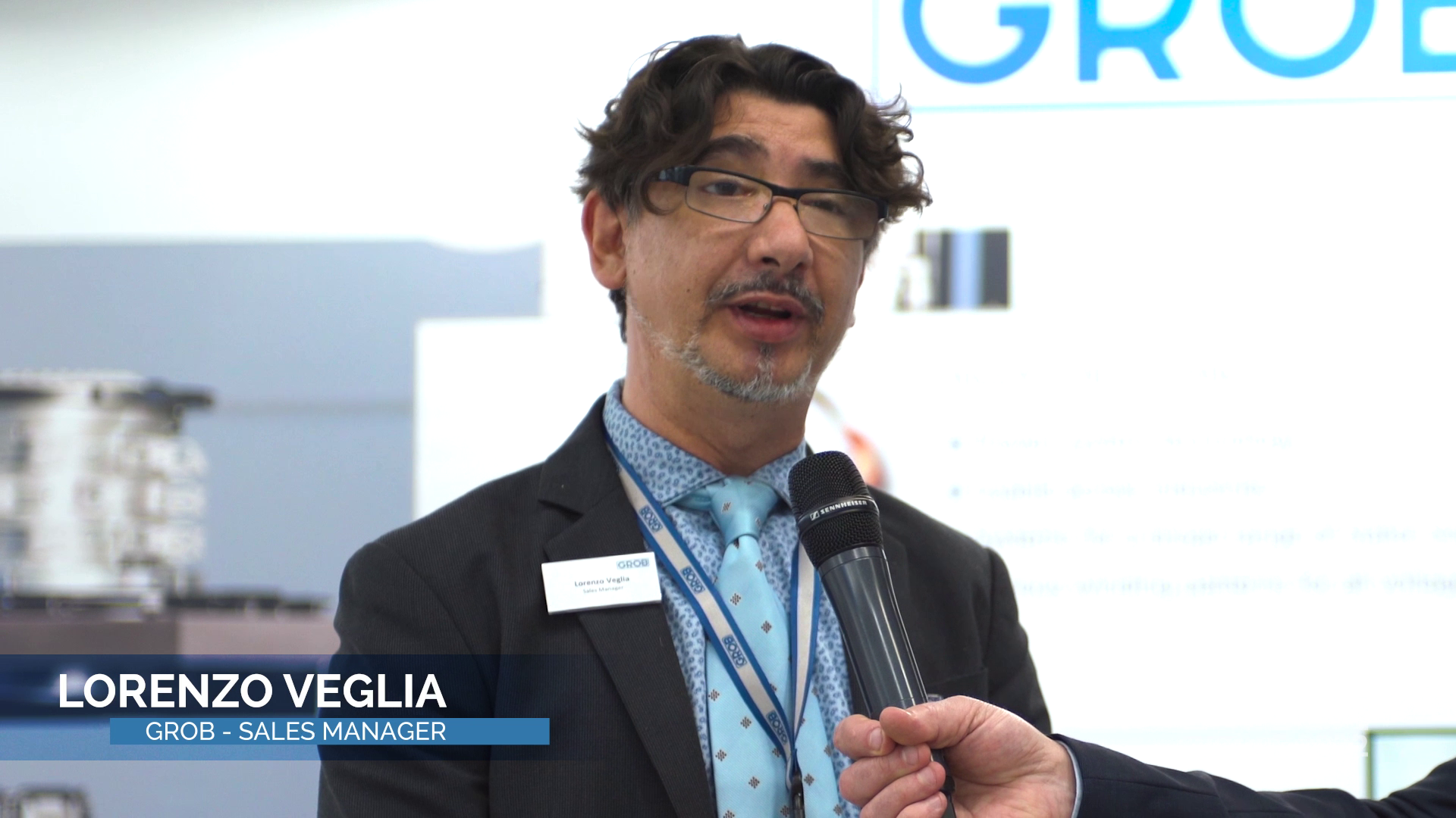 Video interview with Lorenzo Veglia, Sales Director of Grob | E-Tech 2022