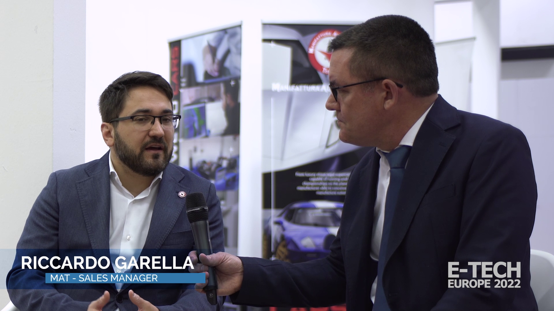 Video interview with Riccardo Garella, Sales Manager of MAT | E-Tech 2022