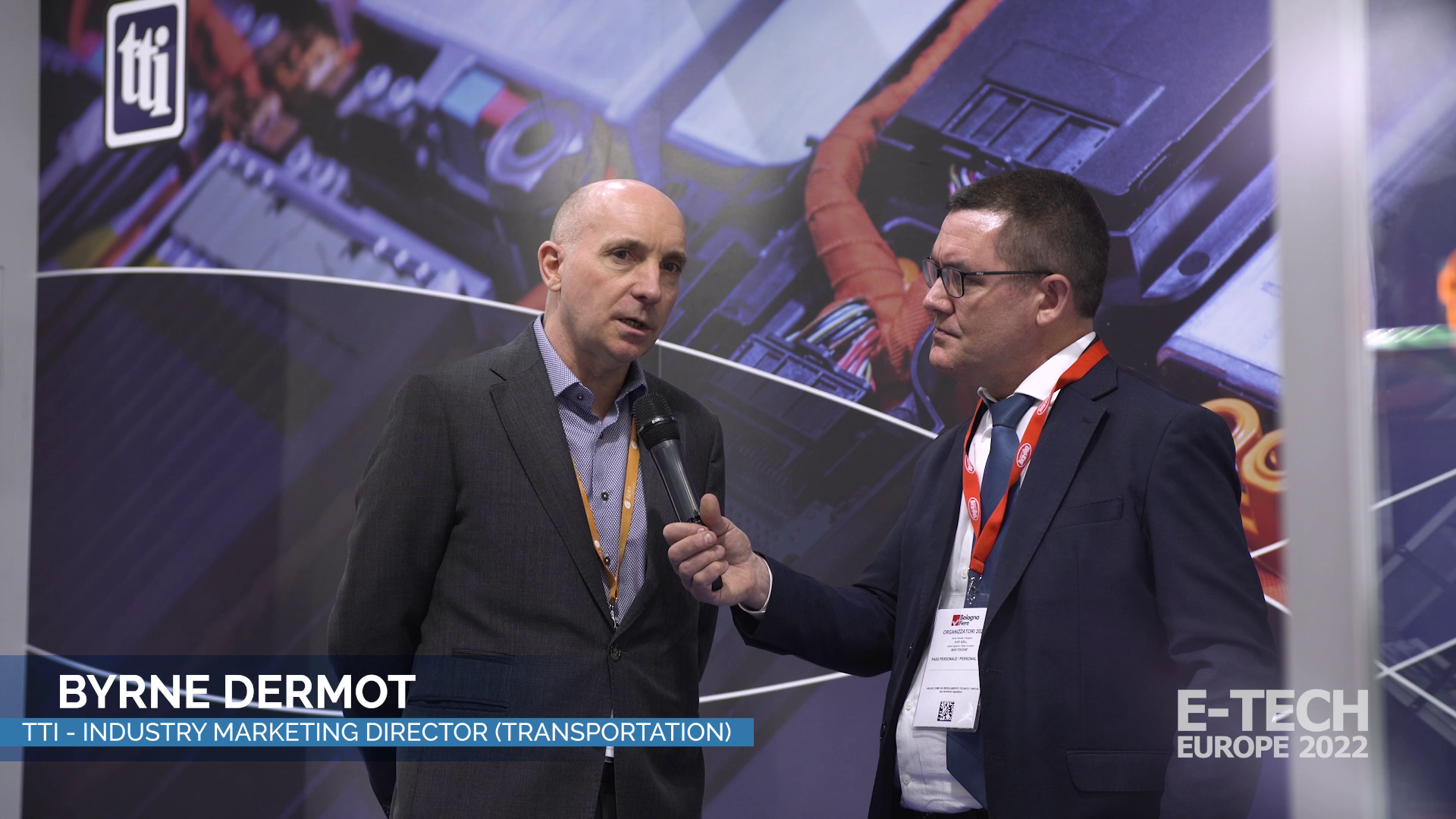 Video interview with Byrne Dermot, Industry Marketing Director of TTI | E-Tech 2022