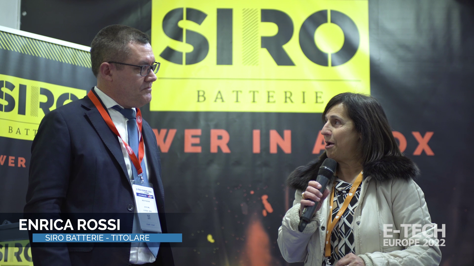 Video interview with Enrica Rossi, CEO of SIRO BATTERIE