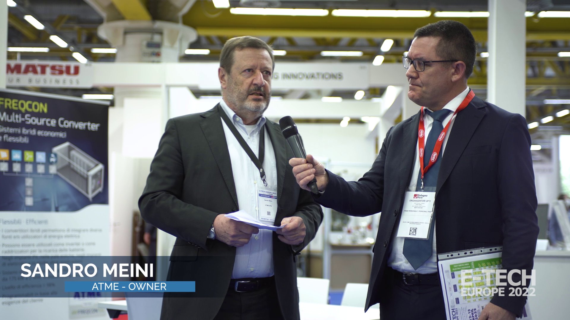 Video interview with Sandro Meini, OWNER of ATME