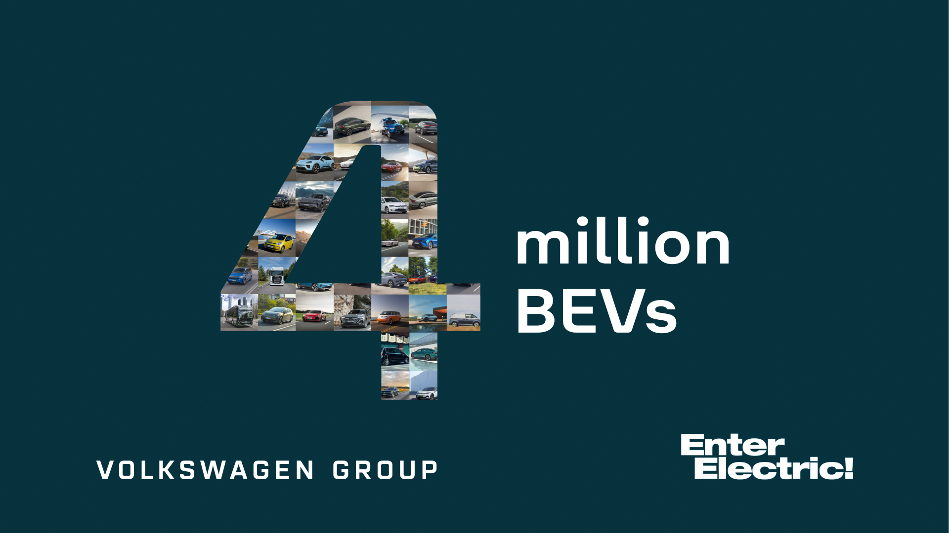 Volkswagen, over 4 million electric cars delivered worldwide